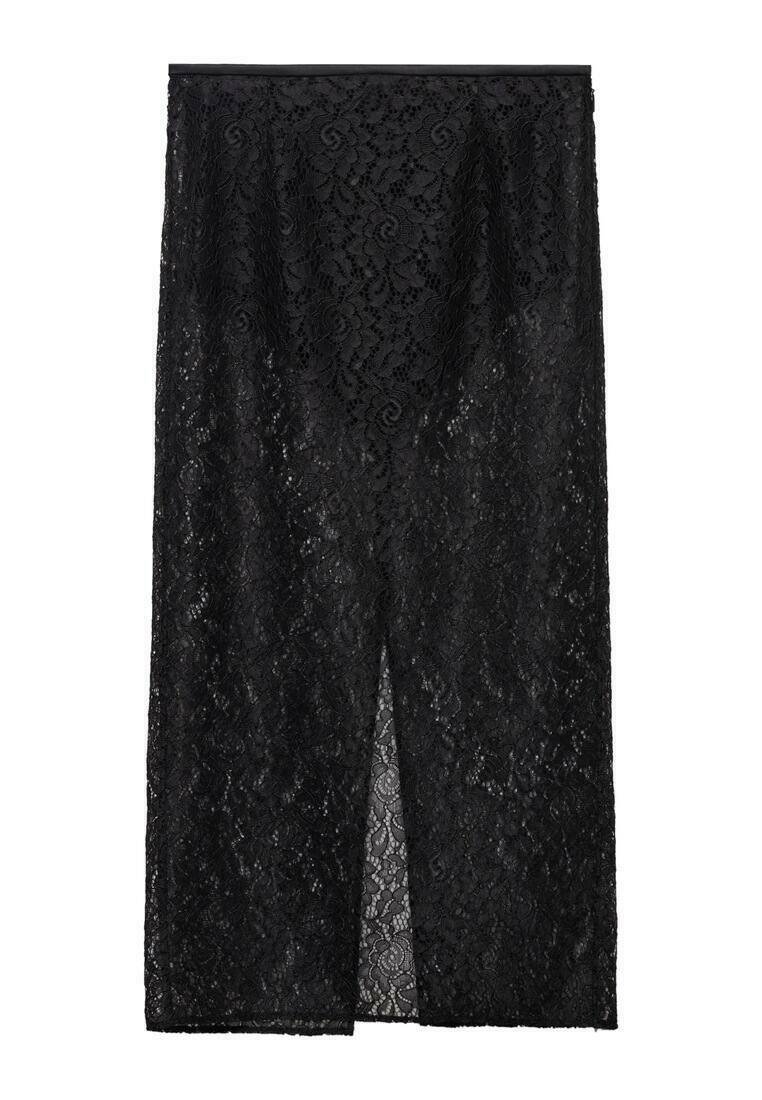 Mango Kokerrok zwart