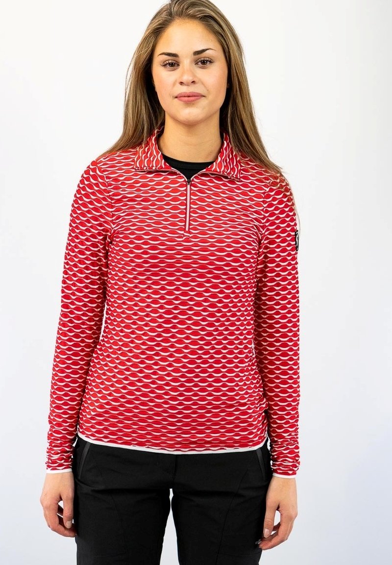 Falcon ANITA SKI PULLY DESSIN - Poloshirt - rood dessin