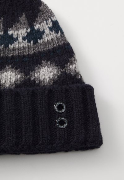 Ron Dorff INTERSIA BEANIES UNISEX - Čepice - navy