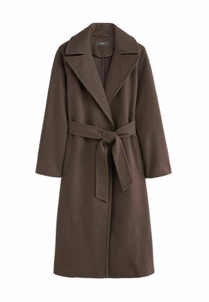 UNLINED BELTED - REGULAR FIT - Šineļveida mētelis - chocolate brown