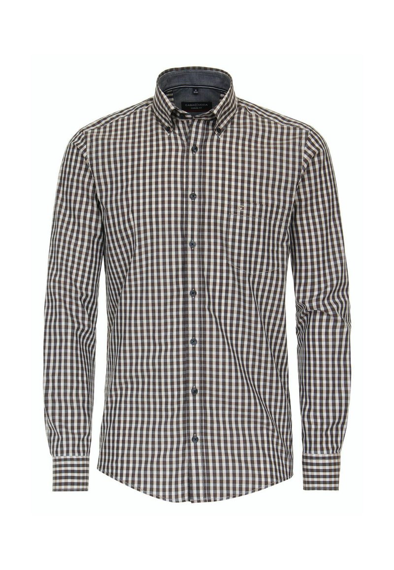 CASAMODA - KARIERT CASUAL FIT - Shirt - beige, Enlarge