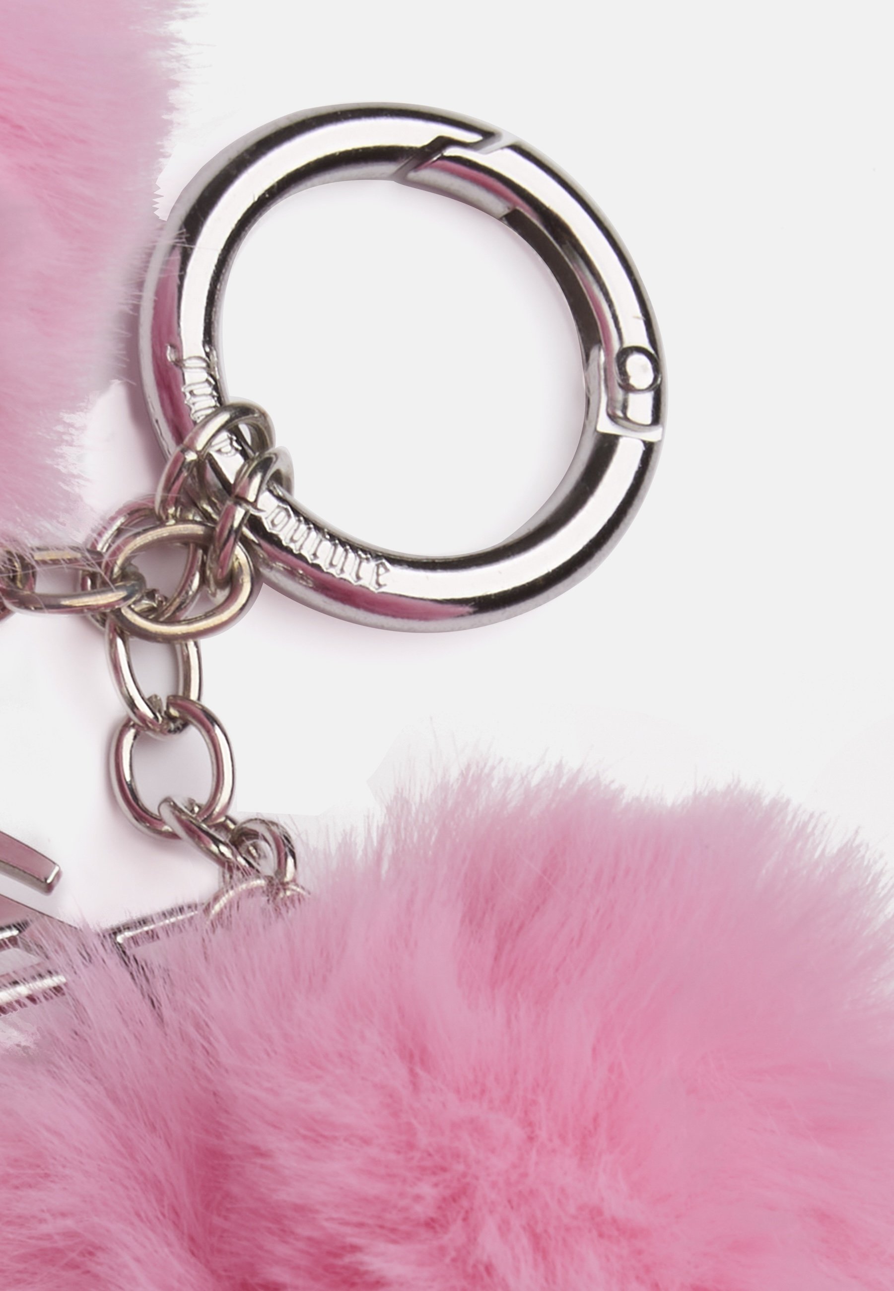 Juicy Couture CHERRY POM POM KEY FOB - Keyring - silver-colored