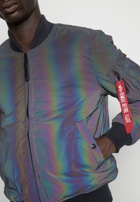 Alpha Industries REFLECTIVE - Bomber Jacket - rainbow reflective
