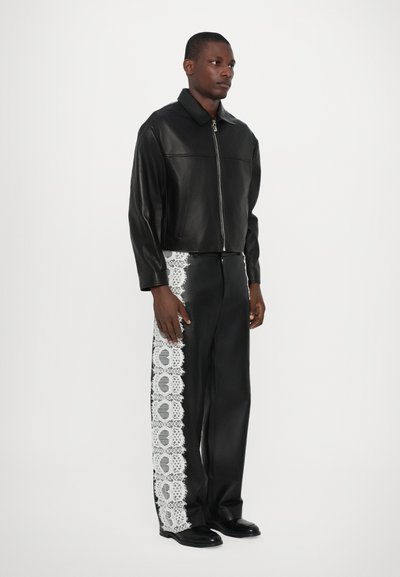 Les Benjamins Δερμάτινο μπουφάν - black