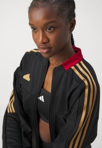 adidas Sportswear TIRO CUT 3-STRIPES TRACK - Jaka ar rāvējslēdzēju - black/team victory red