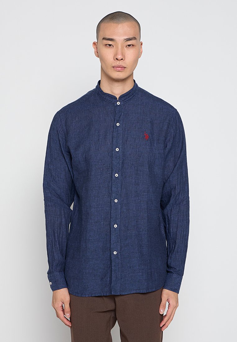 U.S. Polo Assn. Overhemd blauw-metallic