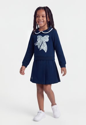 Guess TODDLER SKIRT ACTIVE SET - Miniszoknya - secret blue