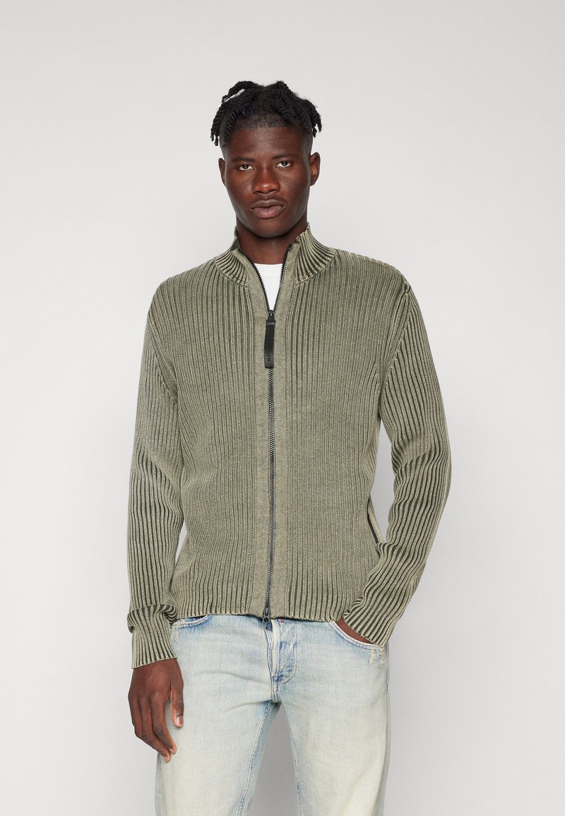 Replay Cardigan - mud green