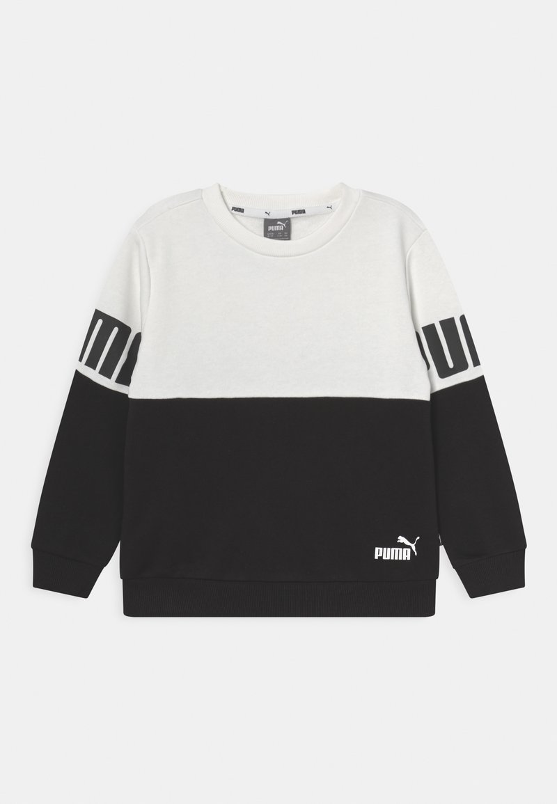 Puma POWER COLORBLOCK CREW UNISEX - Sweatshirt - white