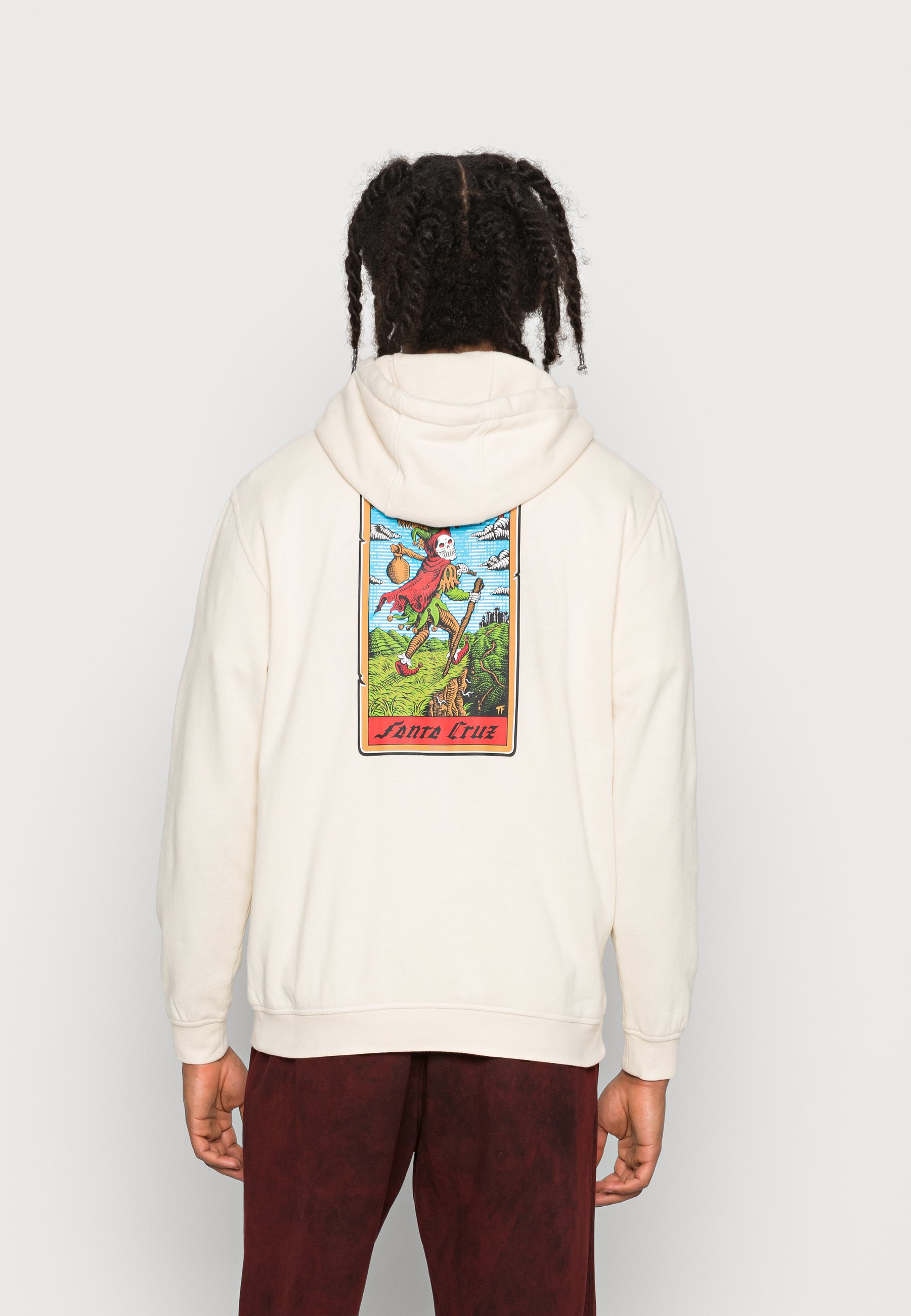 Santa Cruz DELFINO TAROT HOODIE UNISEX - Sweater - natural/crème - Zalando .nl