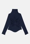 LAPIS PIERCING - Blouse - midnight blue