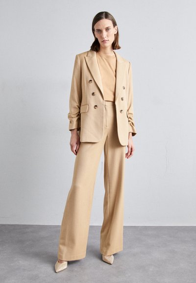 Veronica Beard BEACON DICKEY JACKET - Blazer - dark camel/light camel