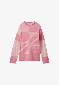 Ausgewählt, pink plaited structure knit