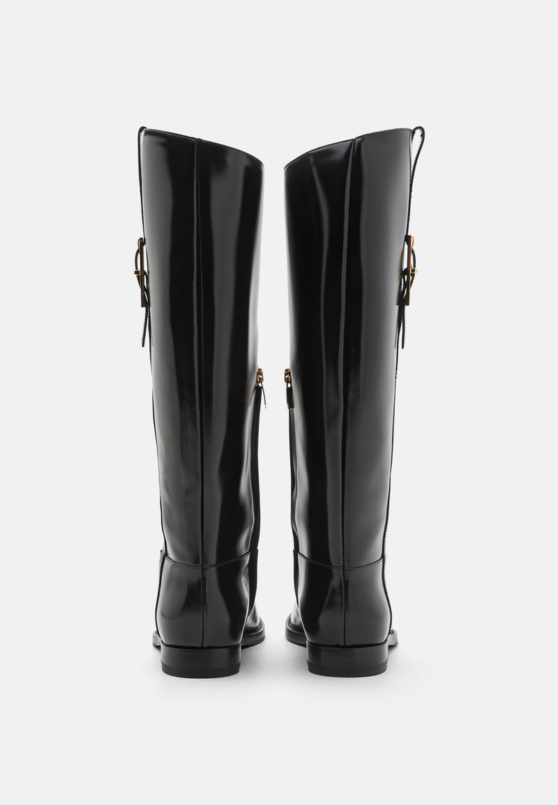 Bottines Compensées Sergio Rossi En Cuir Noir - Taille 38.5/39 - Talon Haut - Neuf Sans Emballage D'origine