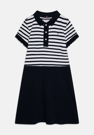POLO SKATER DRESS - Day dress - dark night navy