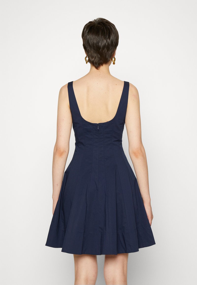 STAUD MINI WELLS DRESS - Cocktail dress / Party dress - navy/blue - Zalando.ie STAUD MINI WELLS DRESS - Cocktail dress / Party dress - navy/blue - Zalando.ie