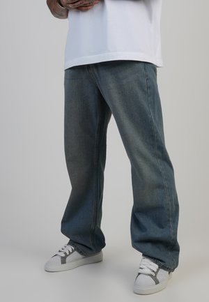 Relaxed fit -farkut - washed vintage blue