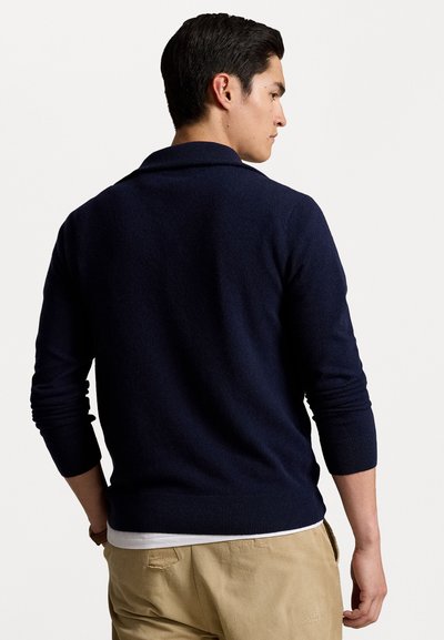 Polo Ralph Lauren POLO BEAR WOOL QUARTER ZIP SWEATER - Strikkegenser - hunter navy