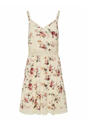 ONLKARMEN ANNE LIFE S/L  WVN NOOS - Day dress - creme brûlée