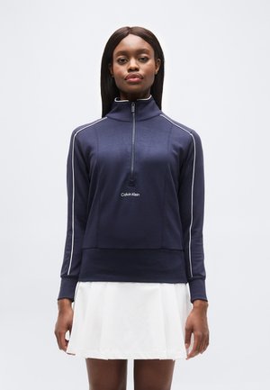 QUINTA QUARTER ZIP  - Pikkade varrukatega topp - navy