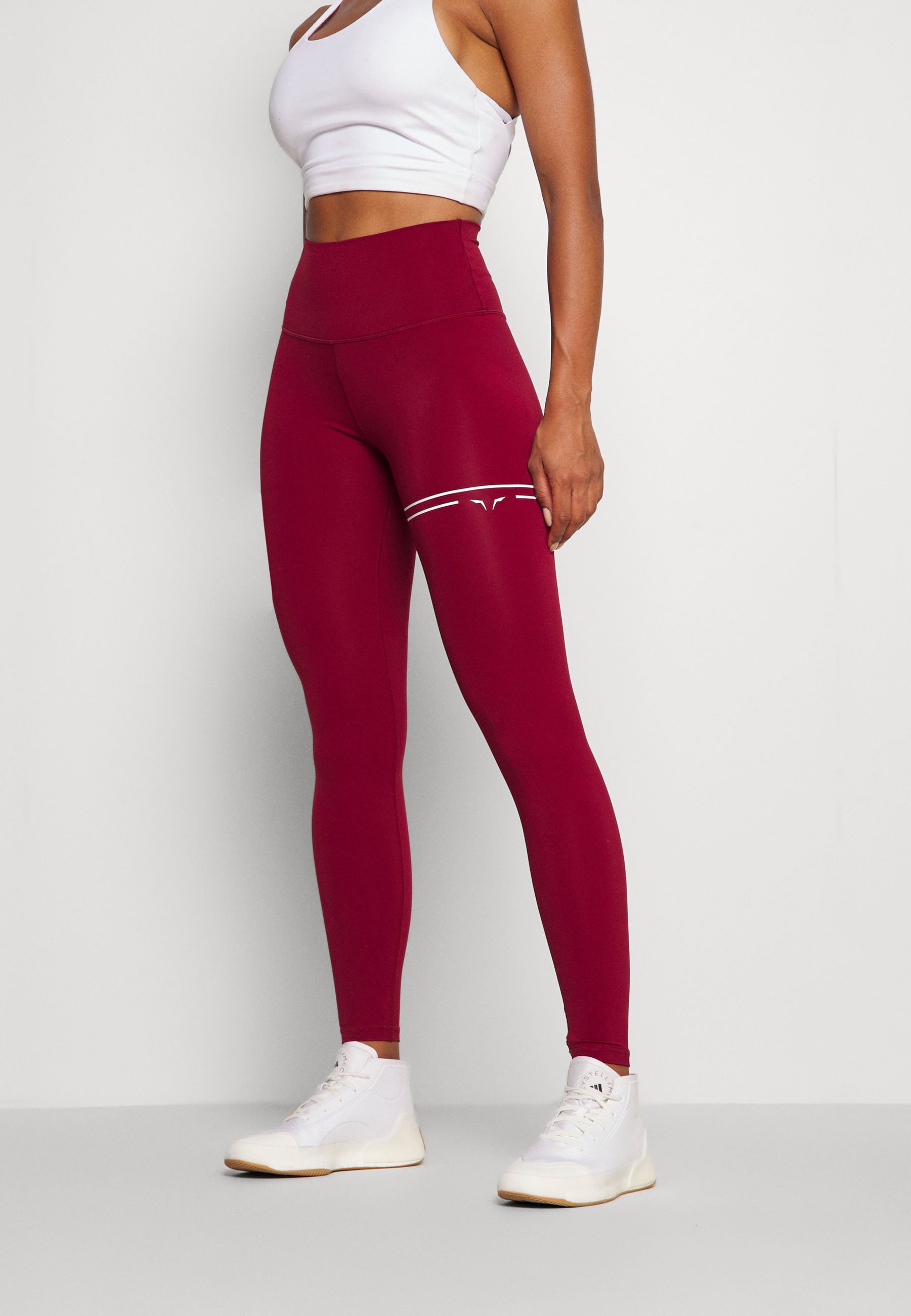 SQUATWOLF FLUX LEGGINGS - Tamprės - red 