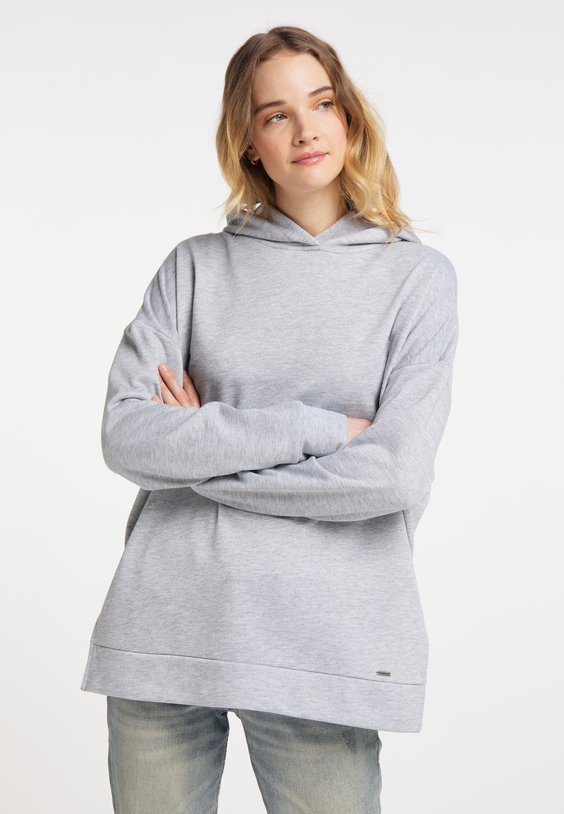 Damen Sweatshirts | DreiMaster DREIMASTER IDEM Kapuzenpullover grau melange/grau-meliert - YU50952 Damen Sweatshirts | DreiMaster DREIMASTER IDEM Kapuzenpullover grau melange/grau-meliert - YU50952