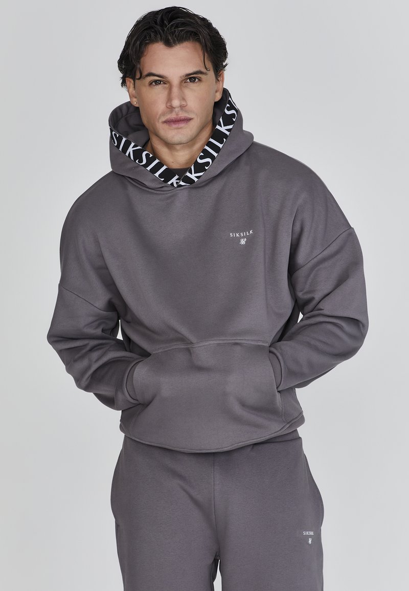 SIKSILK - Hoodie - grey, Enlarge