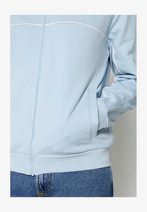 Lyle & Scott, PIPED FULL ZIP TRACK TOP - Felpa con zip - opal blue
