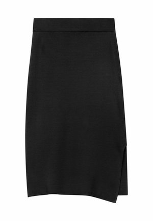 STOCKH LM HANNE KNITTED - A-line skirt - black