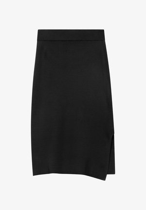 STOCKH LM HANNE KNITTED - A-Linien-Rock - black