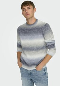 Only & Sons ONSTIMBER - Strickpullover - flint stone