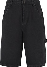 WORKER - Short en jean - washed black