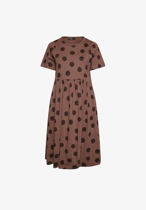 Yours Clothing, PLUS SIZE CASUAL DRESSES - Jurk - brown