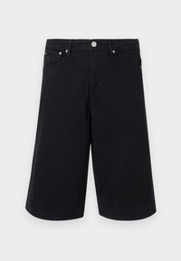 JPSTOWEN ROY - Shorts di jeans - black