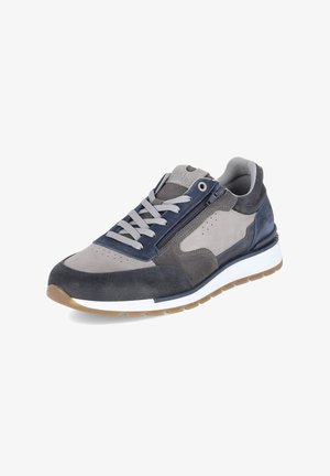 Bullboxer, BULLBOXER SCHNÜRHALBSCHUHE - SPORTBODEN 7CI0040104 4151 LOW SNEAKER - Zapatillas - navy-grey