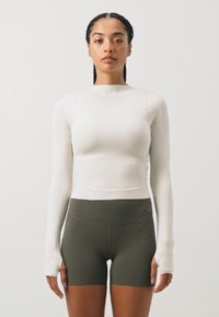Nike Performance TIGHT FIT - Športové tričko - lt orewood/white