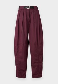 Pinko YANN PANTALONE - Pantaloni - bordeaux intenso