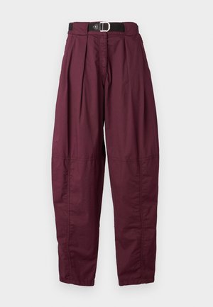 Pinko YANN PANTALONE - Pantaloni - bordeaux intenso