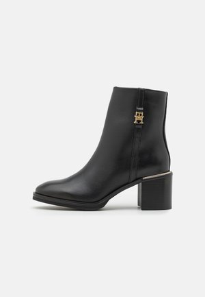 Tommy Hilfiger FEMININE MID BOOTIE - Botines - black