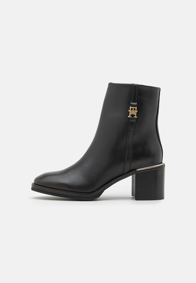 Tommy Hilfiger FEMININE MID BOOTIE - Botines - black
