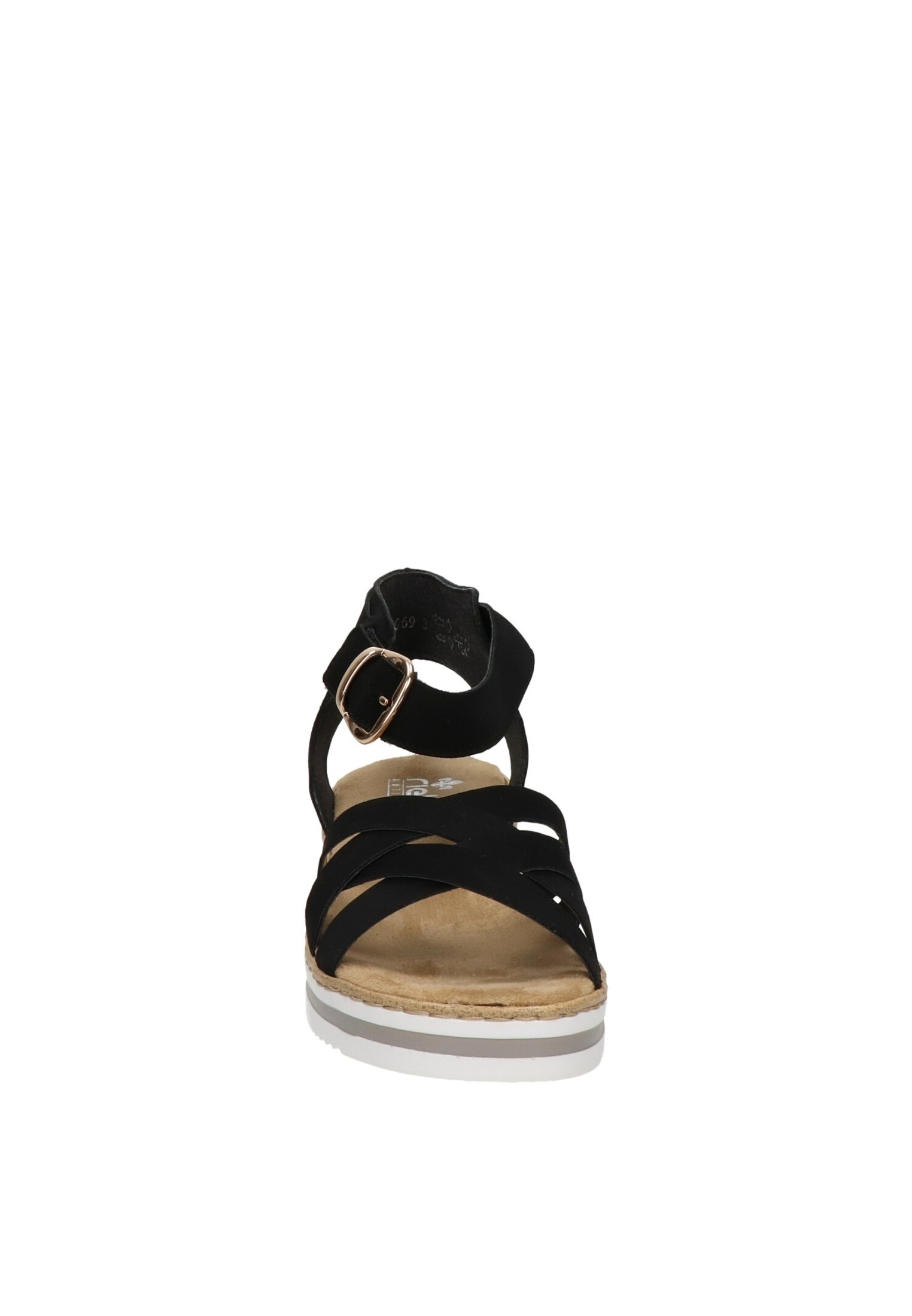Rieker Dames Sandaal Zwart 619B9 | Rieker Dames | Schoenmode Anneke