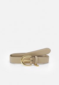 CHARM CROSSHATCH LEATHER BELT - Pásek - birch tan