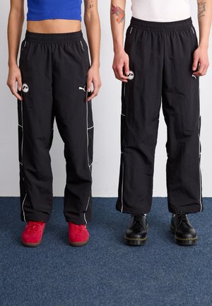 SDS RELAXED GRAPHIC TRACK PANTS UNISEX - Tracksuit bottoms - black