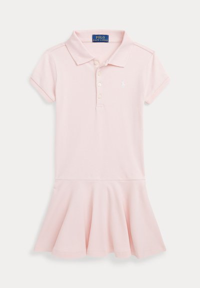 Polo Ralph Lauren STRETCH MESH POLO DRESS 2-6Y - Vestido informal - hint of pink/white