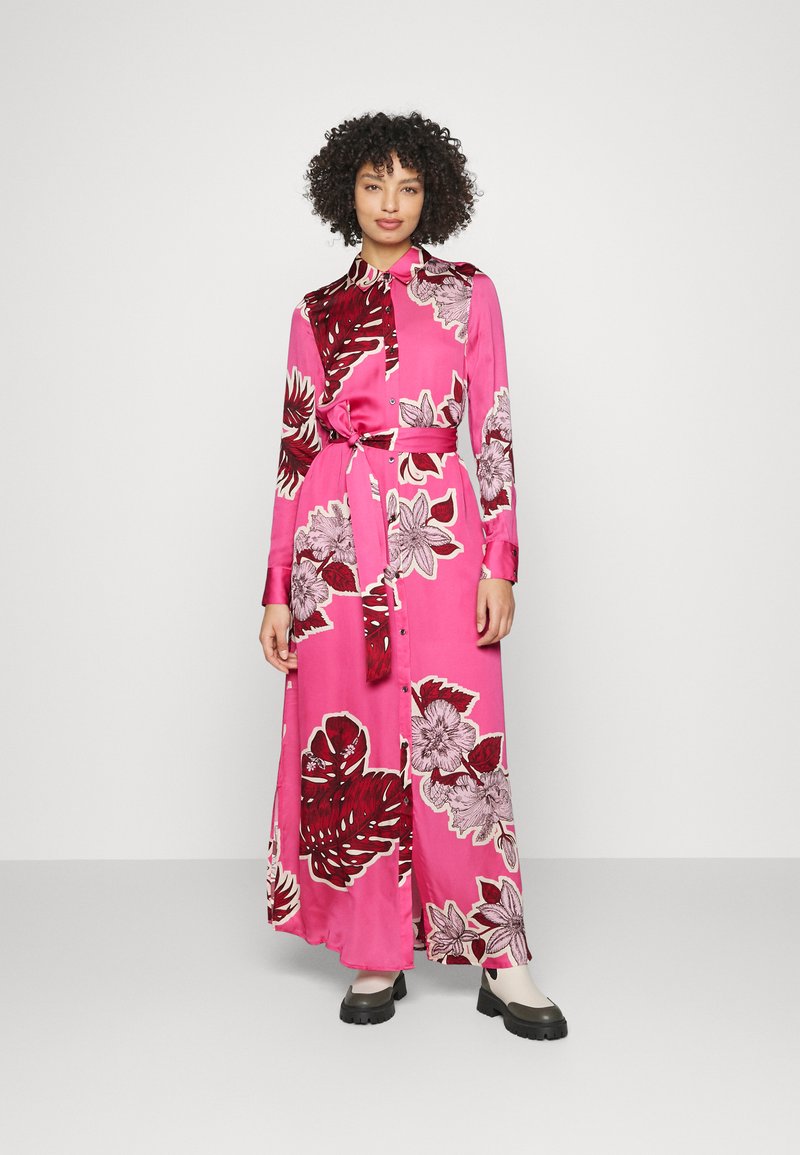 Banana Republic Tall ESSENTIAL SHIRTDRESS Košilové šaty pink floral