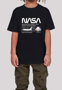 F4NT4STIC NASA CLASSIC SPACE SHUTTLE - Triko s potiskem - black