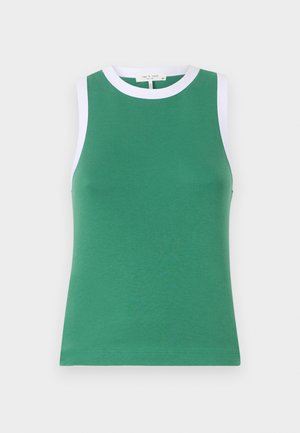 rag & bone MIA RINGER TANK - Top - greenmult