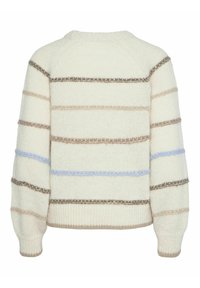 Pieces PCNELIA LS O-NECK BC - Maglione - birch