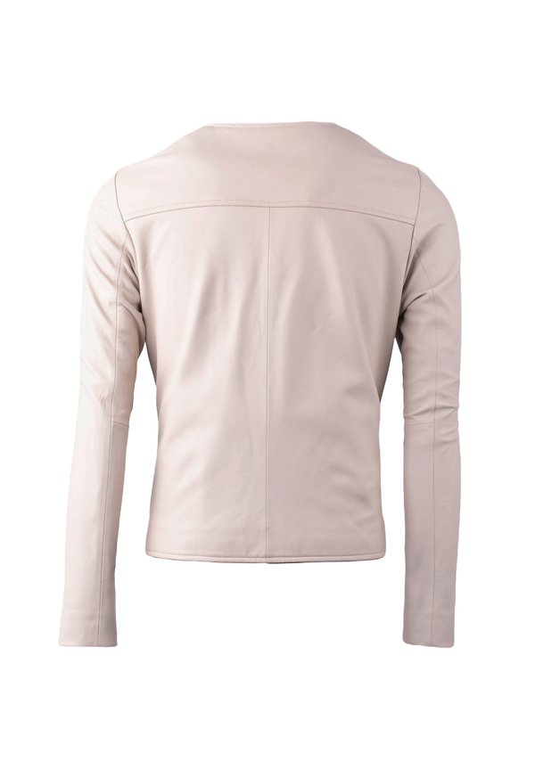 CROSBY COLLARLESS  - Leather jacket - parchment3