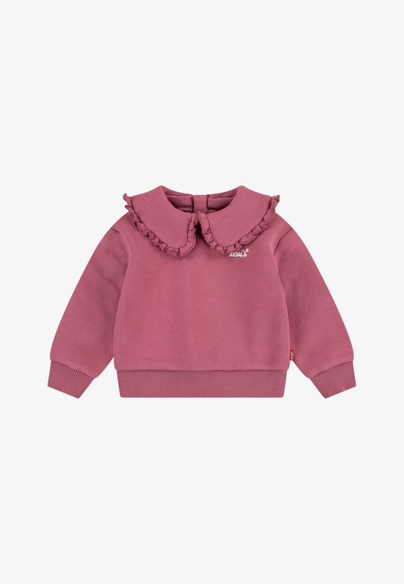 Levi's® LVG RUFFLE CREW - Sweatshirt - rose wine
